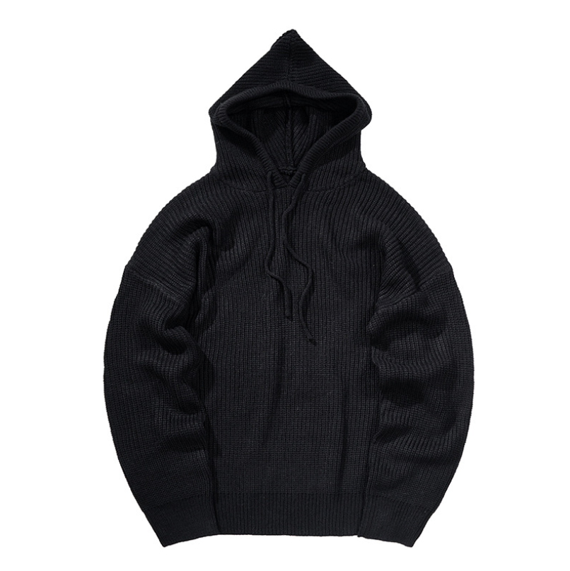 Hehope Hooded knit sweater