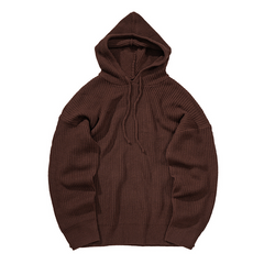 Hehope Hooded knit sweater