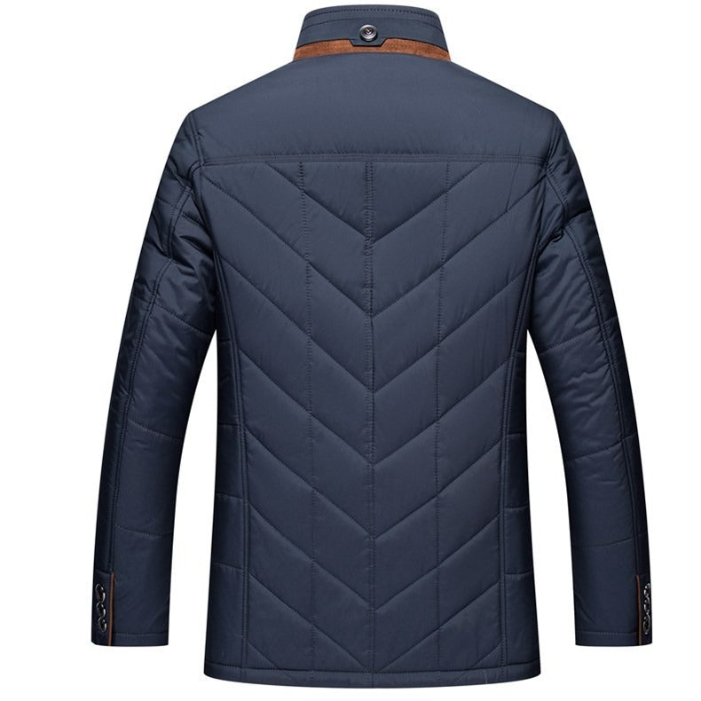 Hehope Thick Warm Quilted Coat Cotton-padded Jacket