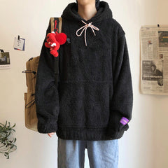 Hehope Plush Warm Hoodie