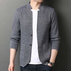 mens fall fashion 2024 Men's Cardigan Men's Coat Autumn New Youth Casual Men's Slim Fit Fashion Outerwear Men's Sweater