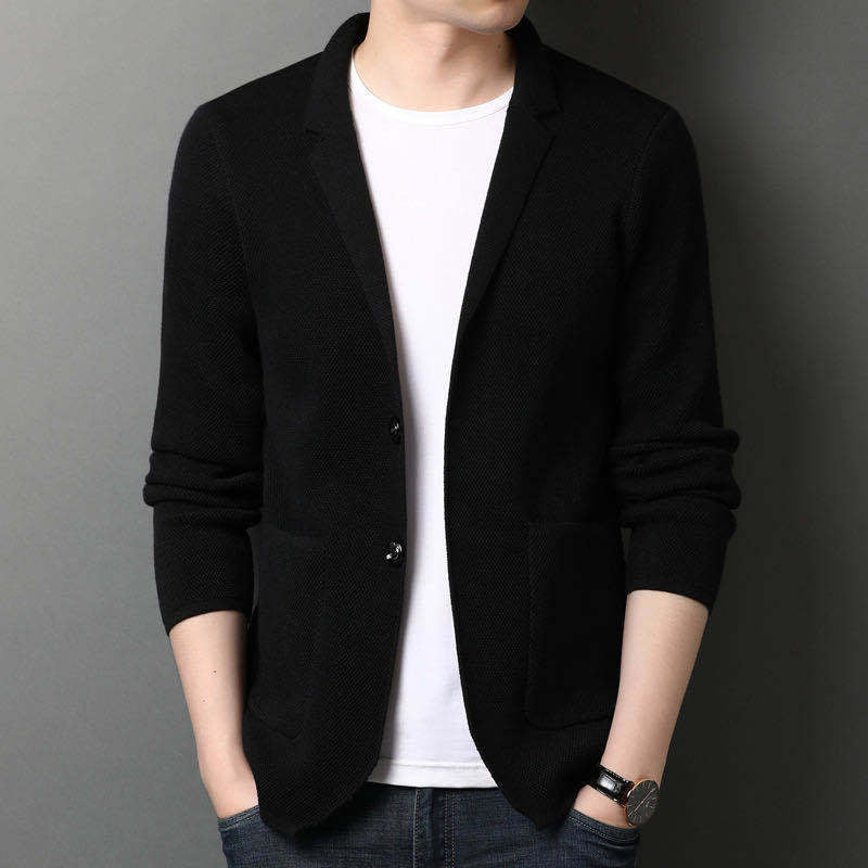 mens fall fashion 2024 Men's Cardigan Men's Coat Autumn New Youth Casual Men's Slim Fit Fashion Outerwear Men's Sweater