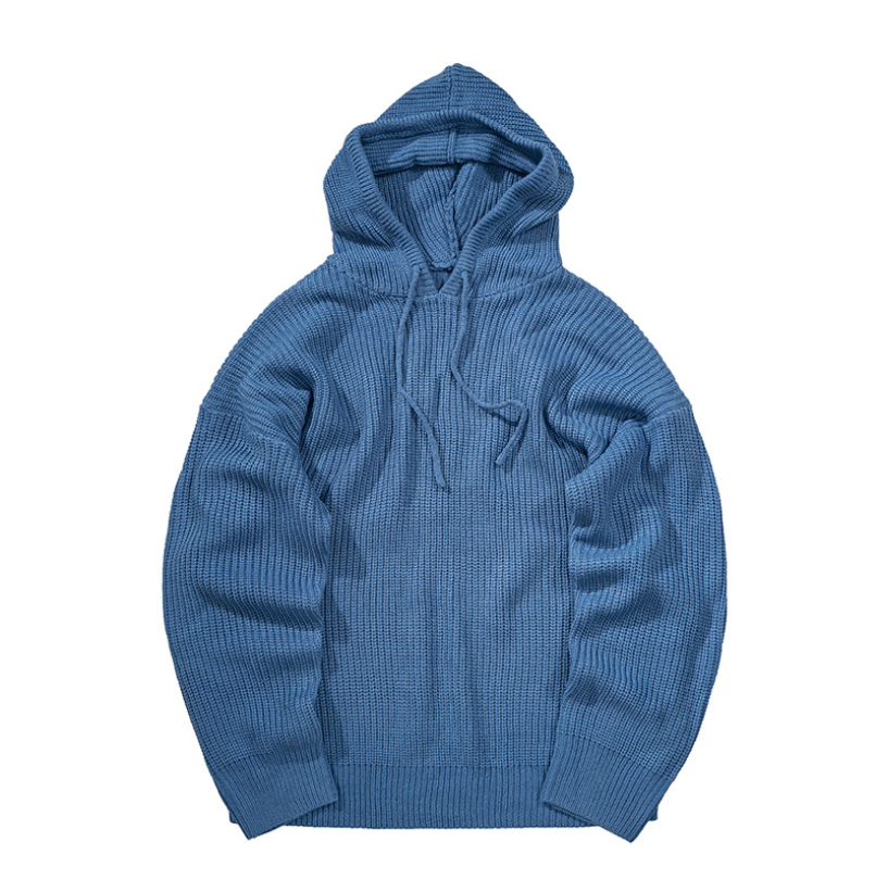 Hehope Hooded knit sweater