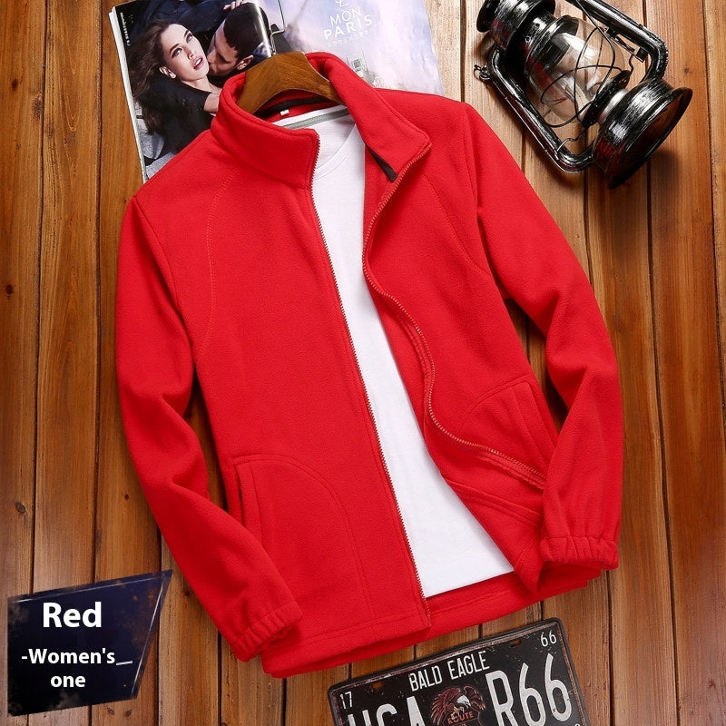 Hehope Outdoor Sports Fleece Cardigan jacket