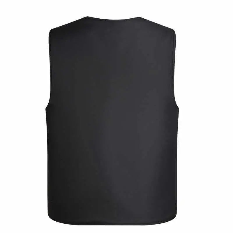 Hehope Men's Black Fleece Vest Winter Sleeveless Outerwear Warm Fleece Liner Vests Plus Size 2Xl 3Xl 4Xl Soft Warm Brand Hot Sale