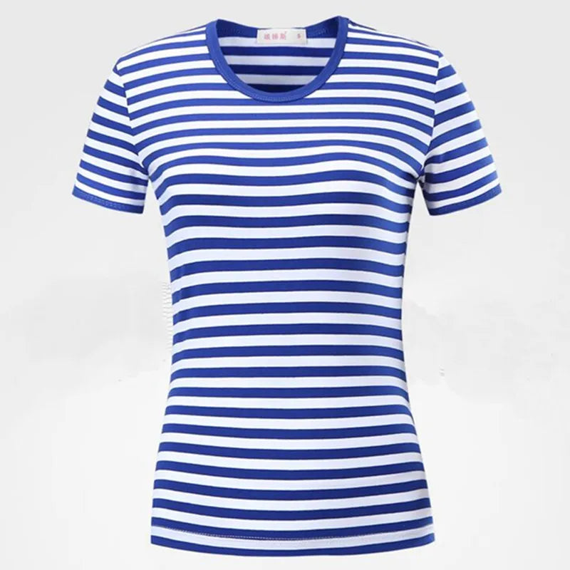 Hehope Couples Dress plus Size Wholesale Fashion Stripe T-Shirts Men 2023 New  Summer Shirts For Mens Casual Men's  T Shirt  S-4XL