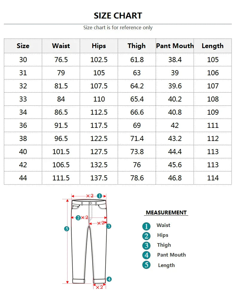 Hehope 6 Colors Spring Summer Men's Thin Straight-leg Loose Jeans Classic Style  Advanced Stretch Baggy Pants Male Plus Size 40 42 44