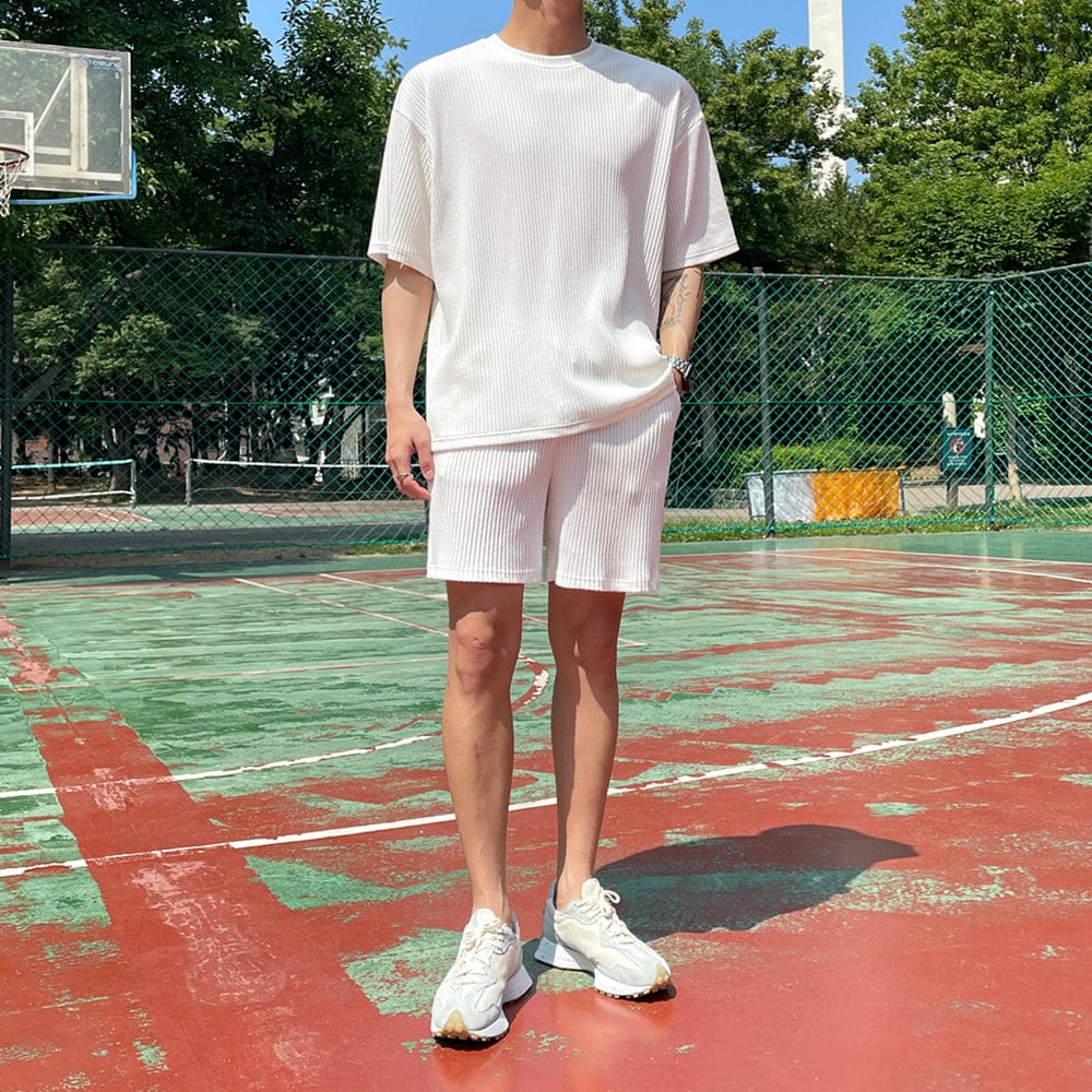 Hehope Pleated Shirt, Shorts, Pants