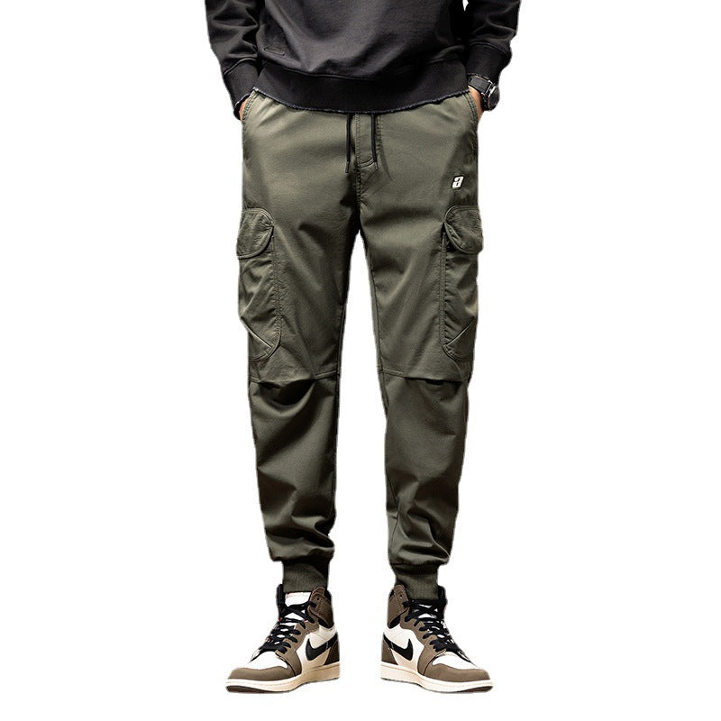 mens fall outfits Casual Pants Men's 2024 Autumn New Loose Ankle-Length Ankle-Length Overalls Trendy All-Matching Sports Pants Autumn and Winter