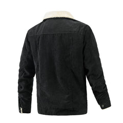 mens fall outfits Winter New Men's Fleece-lined Jacket Fashion Warm Casual Jacket Trendy Men's Clothing