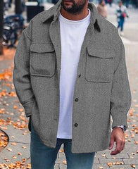 mens fall outfits Coat Men's New Spring and Autumn New Lapel Top Men's Fashionable All-Match Trendy Workwear Style Men's Jacket