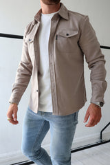 men fall outfits Autumn and Winter New Men's Youth Casual Men's Shirt Brushed