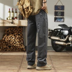 men’s fashion Spring, Autumn and Summer Casual Pants Men's 2024 Season New Loose Straight Pants Men's Trendy Wide Leg Overalls Long Pants