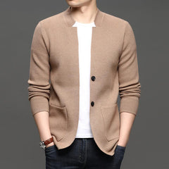 mens fall fashion 2024 Men's Cardigan Men's Coat Autumn New Youth Casual Men's Slim Fit Fashion Outerwear Men's Sweater