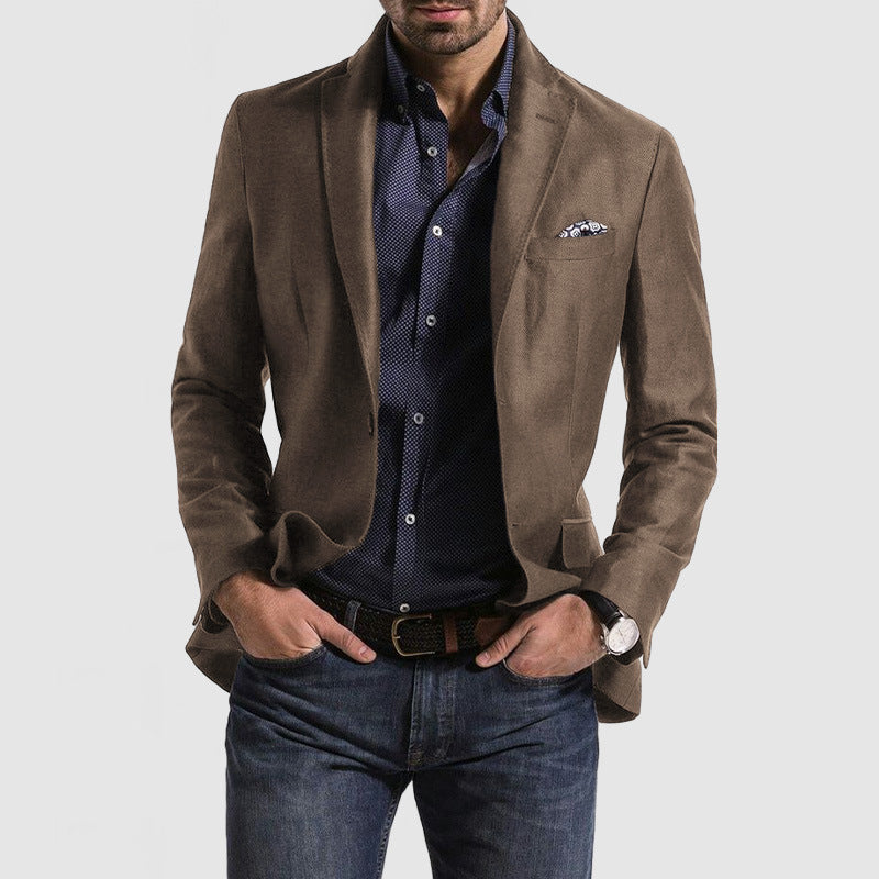 classy mens fashion Autumn 2024 Suit High-Grade Comfortable Slim Casual Solid Color New Top Men's Wear