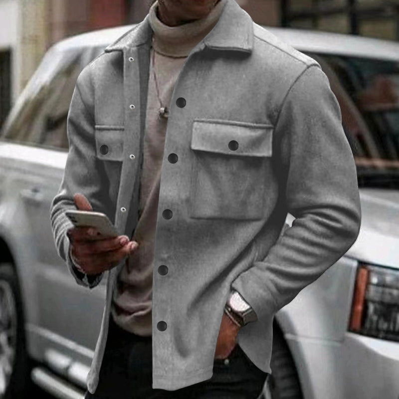 mens fall fashion 2024 Spring and Autumn Men's Jacket Hot Selling Men's Casual Fashion Slim Jacket Top