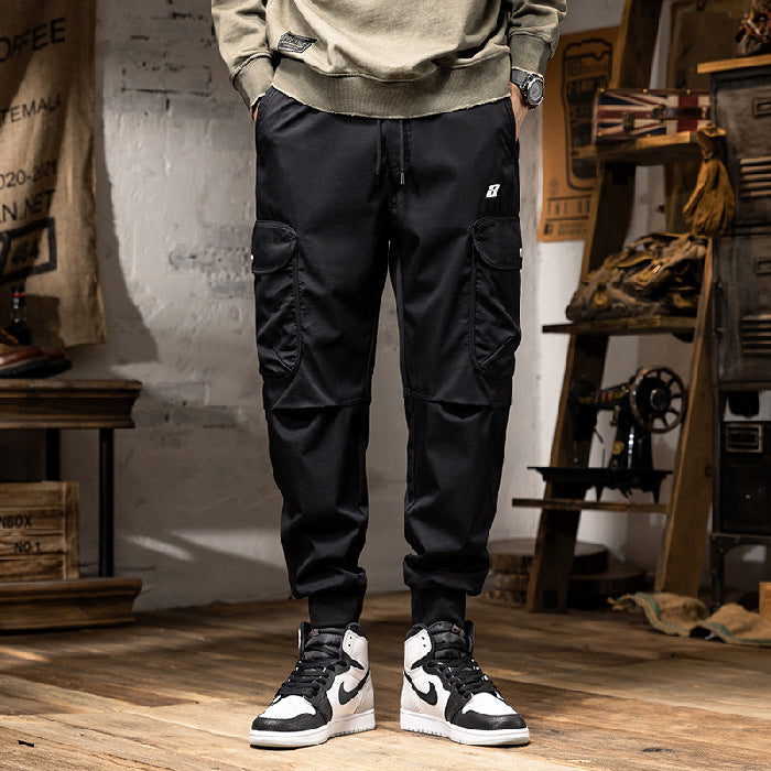 mens fall outfits Casual Pants Men's 2024 Autumn New Loose Ankle-Length Ankle-Length Overalls Trendy All-Matching Sports Pants Autumn and Winter