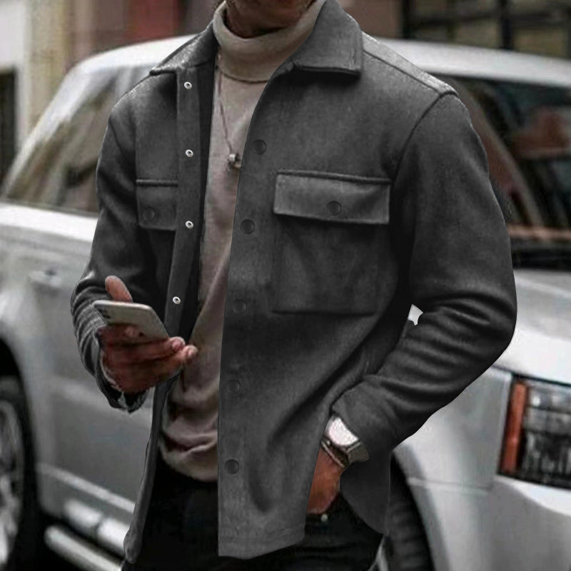 mens fall fashion 2024 Spring and Autumn Men's Jacket Hot Selling Men's Casual Fashion Slim Jacket Top