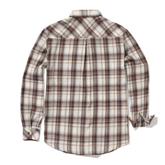 Hehope Men's Button Down Regular Fit Long Sleeve Plaid Casual Shirts Spring Autumn Single Pocket Simple Comfortable Dress Shirts