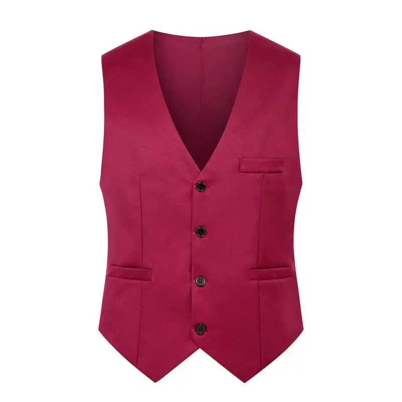 Hehope M-5XL Plus Size Men's Slim Fit Mens Suit Vest Casual Suit Vest Man Formal Businss Vests Male Waistcoat Gilet Homme XXXXXL