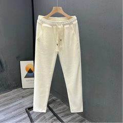 Hehope The Latest American Retro Loose Fitting Men's Casual Pants the Spring and Autumn Season with Drooping Straight Tube Mop Pants