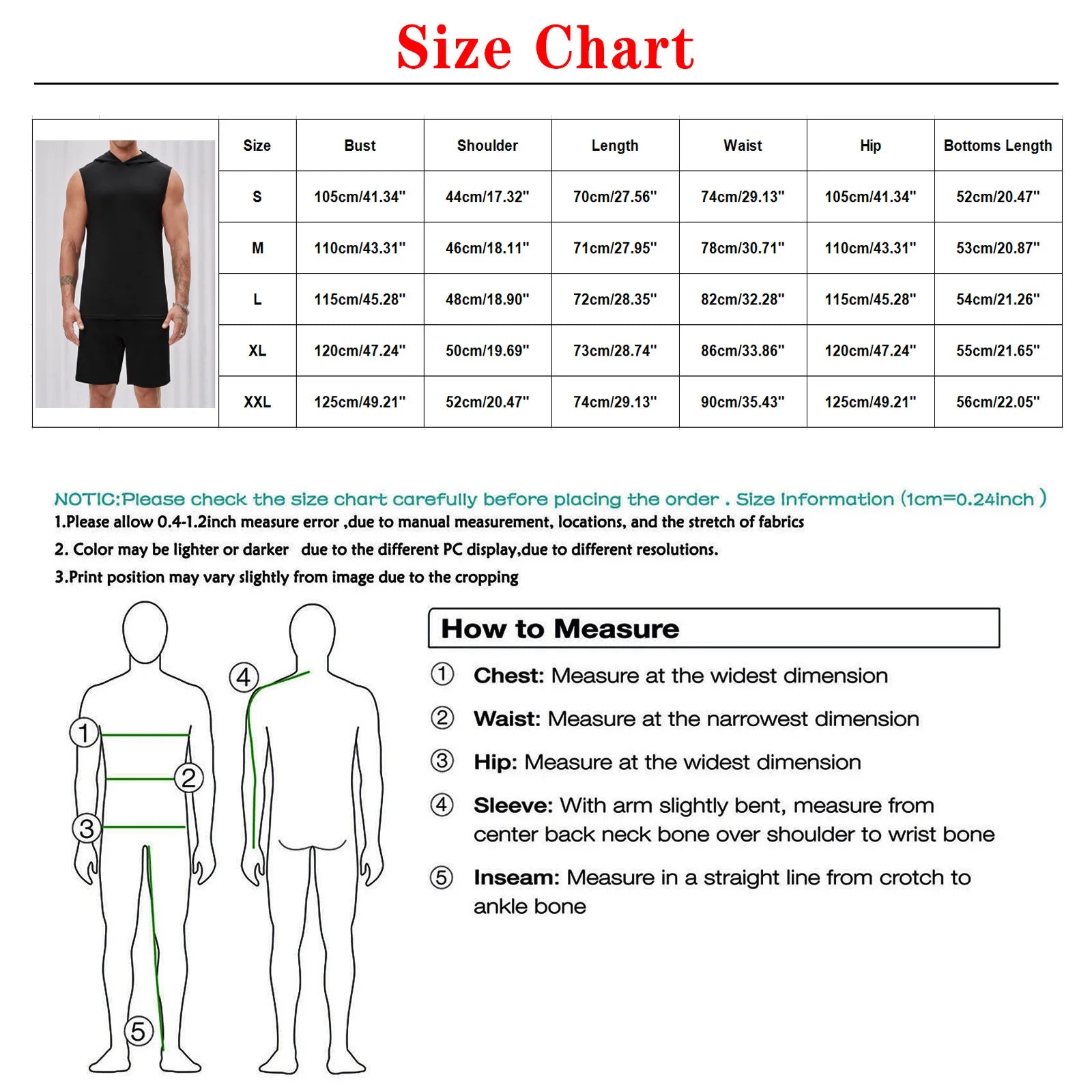 Hehope Summer Two Piece Set Sportswear Suit Mens Clothing Loose Vest T-shirt Hooded Sports Fitness Tank Top+Shorts For Men Outfits