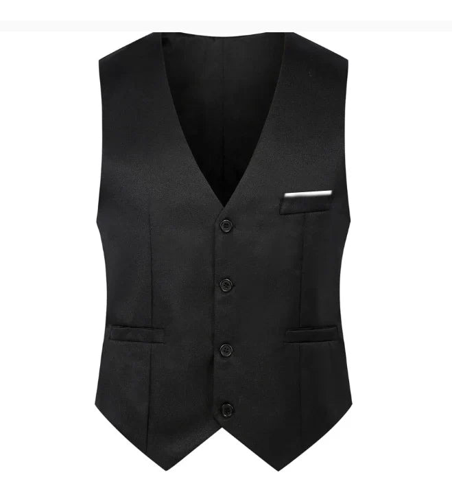 Hehope M-5XL Men's Suit Vest Summer Slim Fit Waist Solid Tank Top Business Leisure Party Bar Banquet Dress