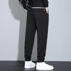 Hehope Men Long Pants Autumn and Winter Mens Casual Fleece Sweatpants Soft Sports Pants Jogging Pants M-6XL