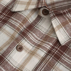 Hehope Men's Button Down Regular Fit Long Sleeve Plaid Casual Shirts Spring Autumn Single Pocket Simple Comfortable Dress Shirts