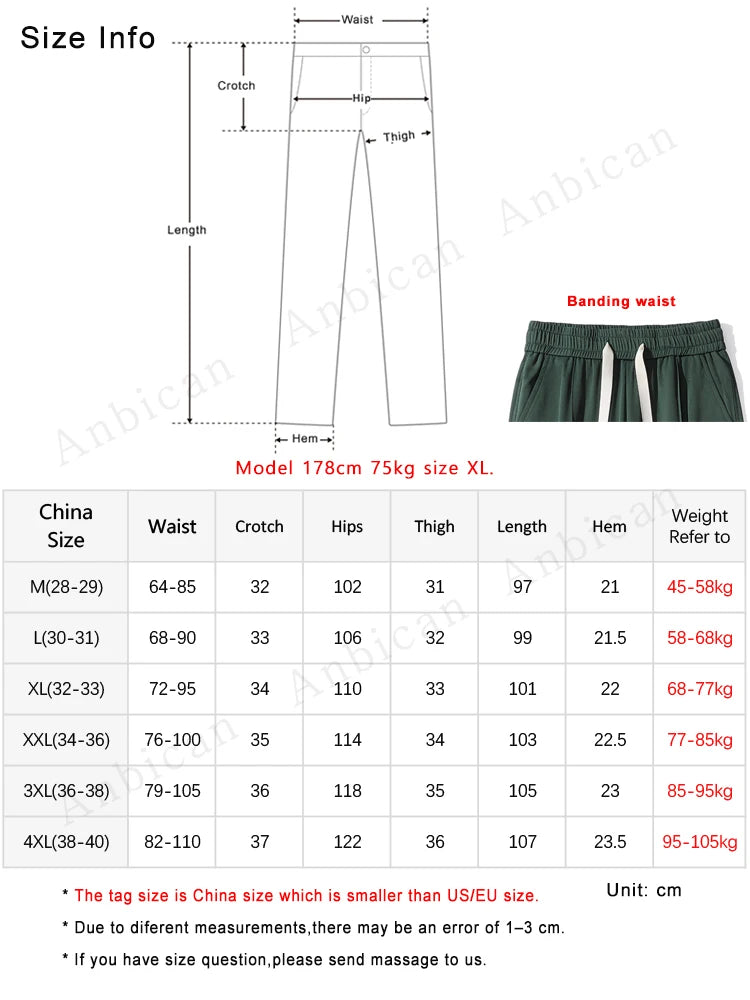 Hehope Autumn New Straight Sweatpants Men Korean Fashion Drawstring Banded Waist Knitted Draped Casual Pants Male Baggy Trousers