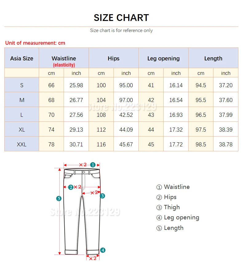 Hehope Spring Autumn New Men's Baggy Black Jeans Korean Fashion Elastic Waist Design Straight-leg Denim Pants Male Brand Trousers