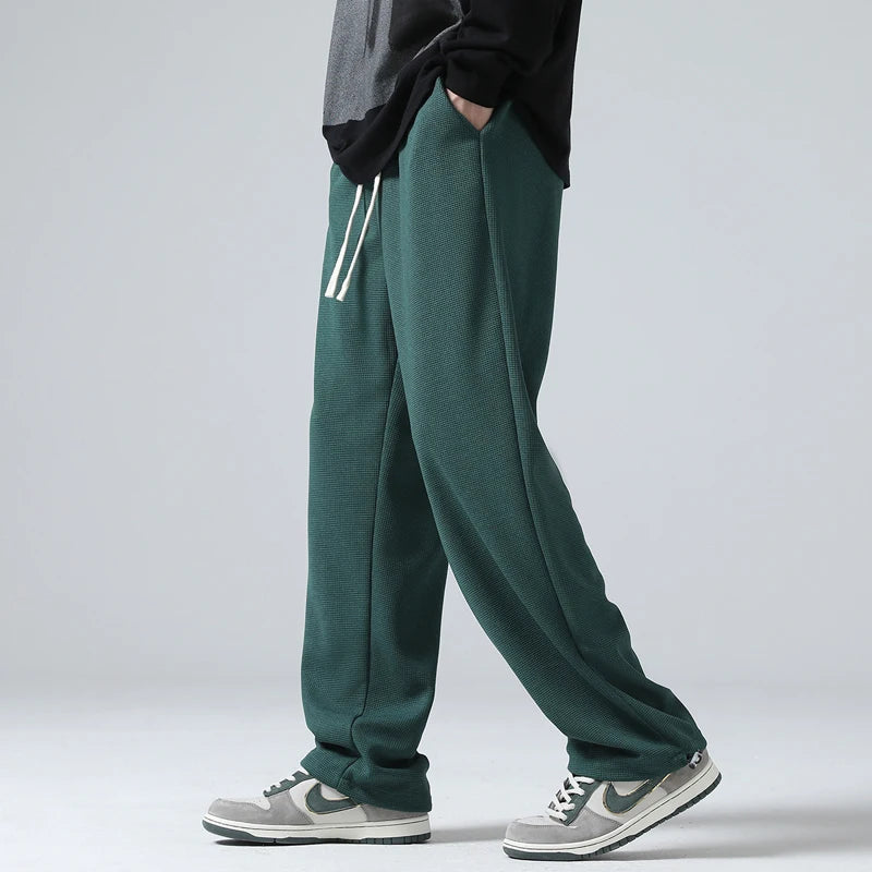 Hehope Spring And Autumn Youth New Korean Handsome Fashion Casual Pants Men'S Versatile Loose Straight Casual Trousers