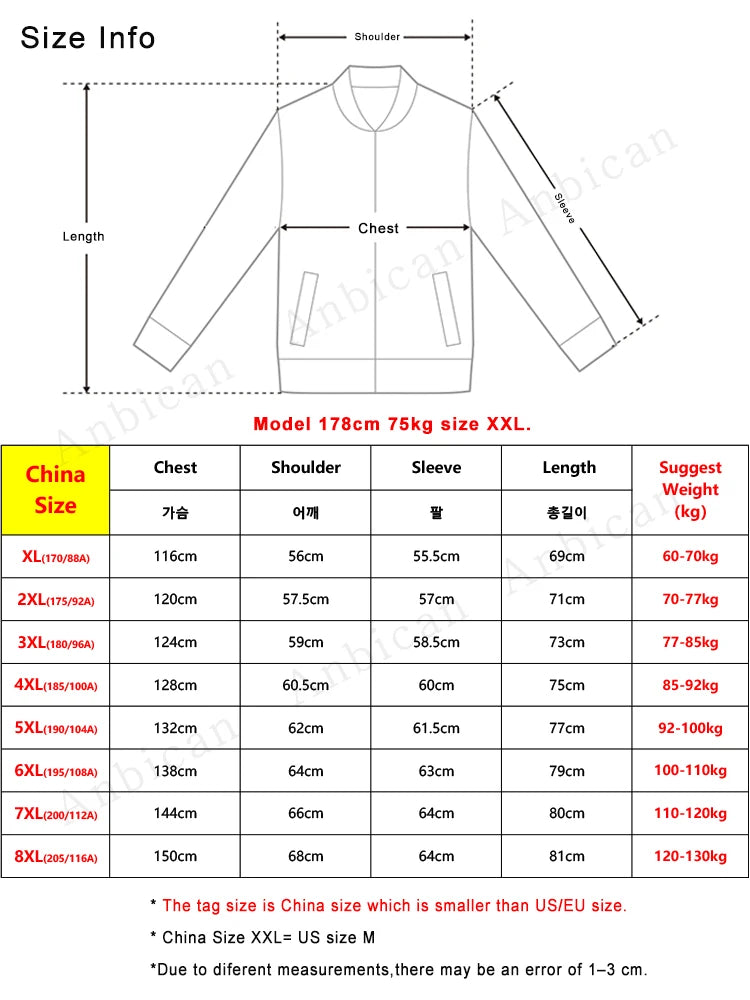 Hehope New Shirts Collar Men's Jacket Chest Pockets Single Breasted Waterproof Men Windbreaker Casual Jacket Coats Plus Size 8XL