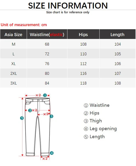 Hehope New Men's Baggy Jeans Fashion Retro Straight Wide Leg Denim Pants Elastic Waist Korean Fashion Streetwear Male Brand Clothing