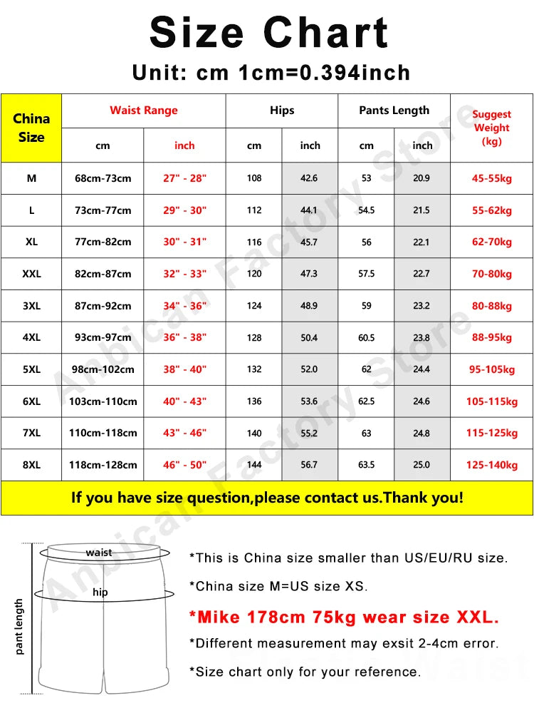 Hehope Summer Baggy Sweatshorts Men Hip Hop Streetwear Loose Jogger Short Men Straight Cotton Casual Shorts Plus Size 6XL 7XL 8XL