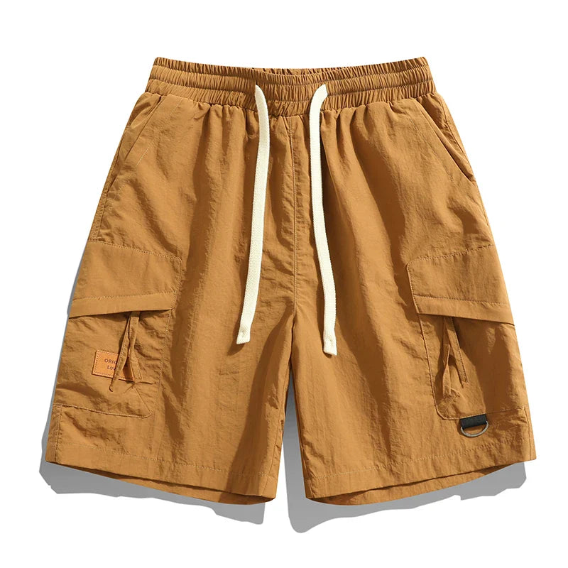 Hehope Men's Summer Cargo Shorts  New Outdoor Multi-Pocket Joggers  Casual Loose Work Pants Men