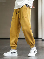 Hehope New Autumn Winter Corduroy Sweatpants Men Baggy Joggers Fashion Streetwear Loose Casual Harem Pants Plus SIze 8XL