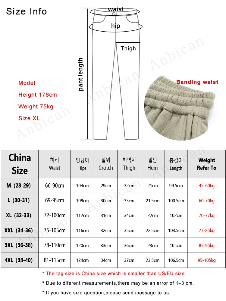 Hehope New Autumn Straight Sweatpants Men Korean Fashion Drawstring Banded Waist Knitted Casual Wide Pants Male Baggy Trousers