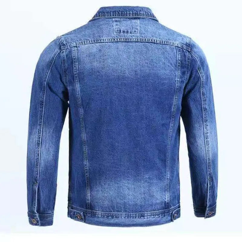 Hehope Denim Jackets Man Autumn Button Jeans Coat for Men Light Joker Fashion in Lowest Price Loose Korean Popular Clothes Clothing New