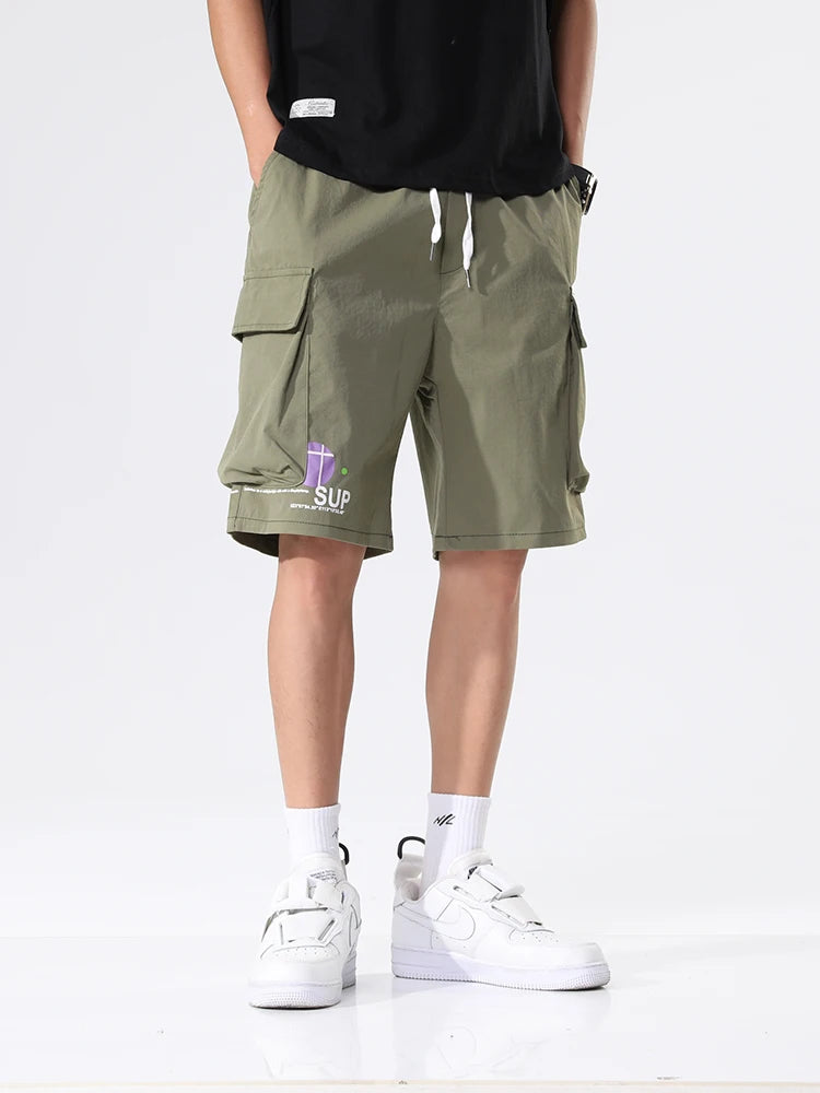 Hehope Summer Cargo Shorts Men New Multi-Pockets Hip Hop Streetwear Baggy Jogger Shorts Male Casual Beach Shorts Plus Size 8XL