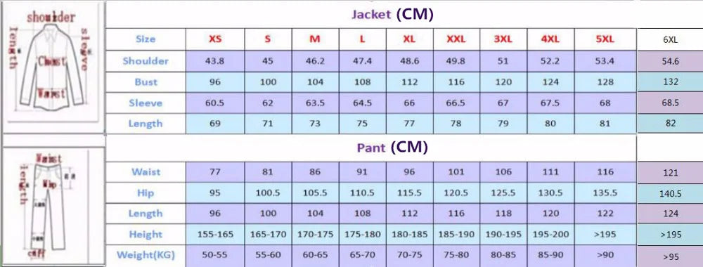 Hehope Stripe Business Double Breasted Men Suits Slim Fit Tuxedo 2 Pieces Custom Made Wedding Groom Prom Dress Outfits Blazer+Pants