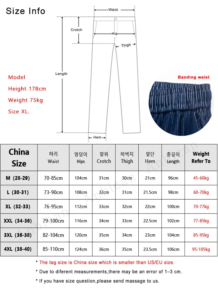 Hehope New Autumn Corduroy Sweatpants Men Korean Fashion Drawstring Banded Waist Knitted Casual Jogger Pants Male Baggy Trousers