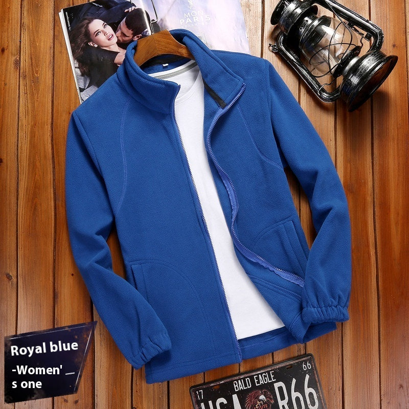 Hehope Outdoor Sports Fleece Cardigan jacket