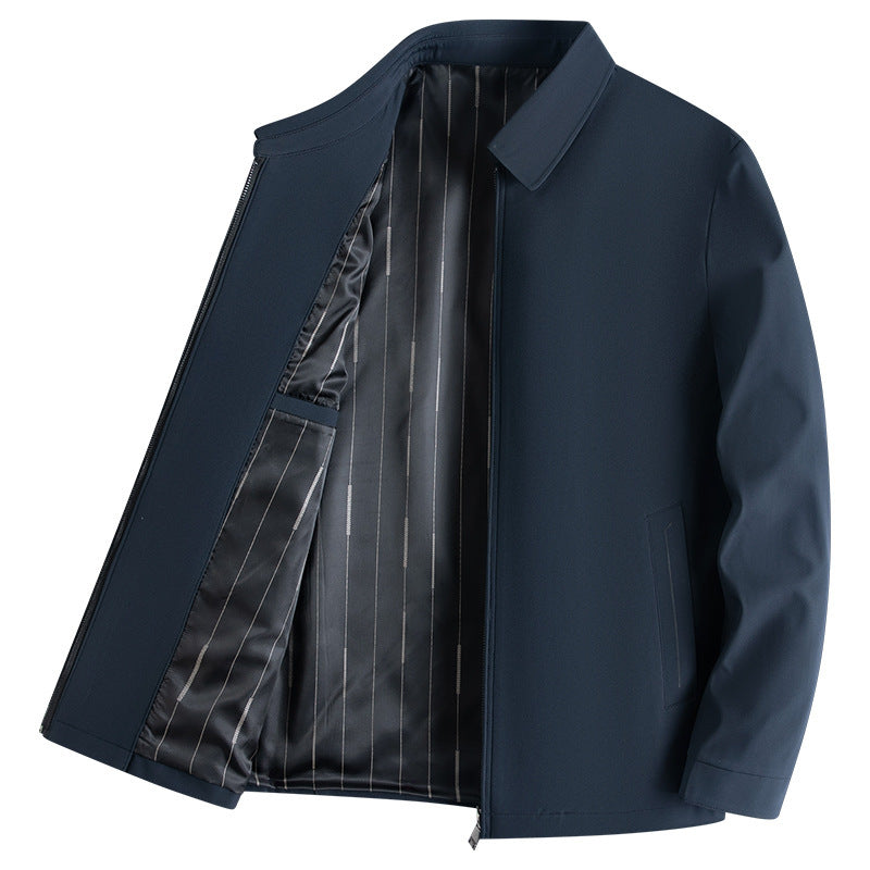 Hehope Casual Thin Lapels Men's Jacket