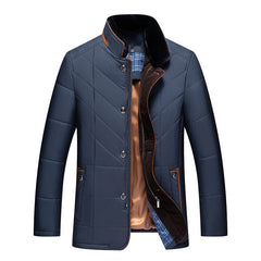 Hehope Thick Warm Quilted Coat Cotton-padded Jacket