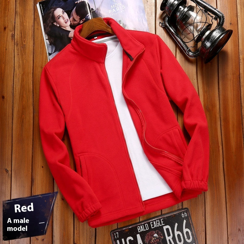 Hehope Outdoor Sports Fleece Cardigan jacket