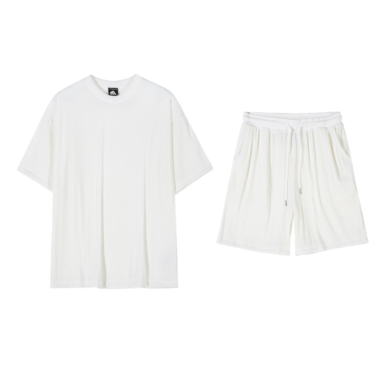 Hehope Pleated Shirt, Shorts, Pants