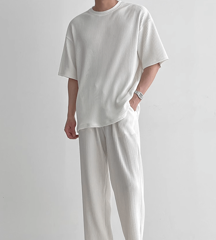 Hehope Pleated Shirt, Shorts, Pants